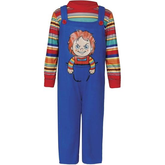 Fantasia de Chucky, o Boneco Maligno, para Bebê