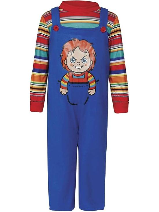 Fantasia de Chucky, o Boneco Maligno, para Bebê