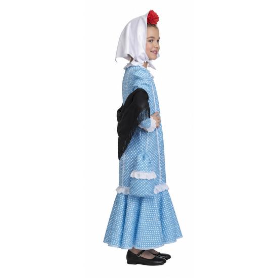 Fantasia Chulapa Azul para Meninas