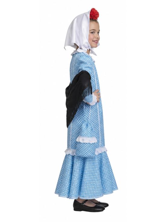Fantasia Chulapa Azul para Meninas