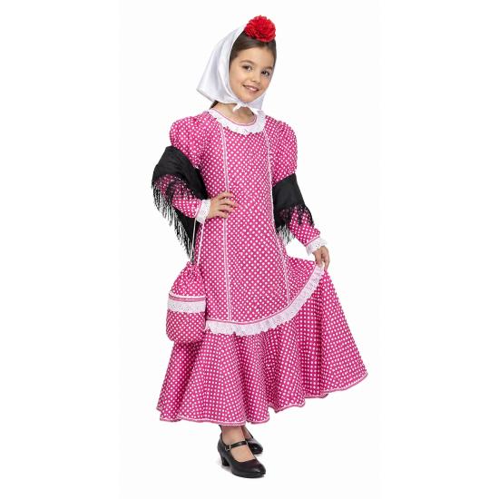 Fantasia Chulapa Rosa Infantil | Santo Isidro