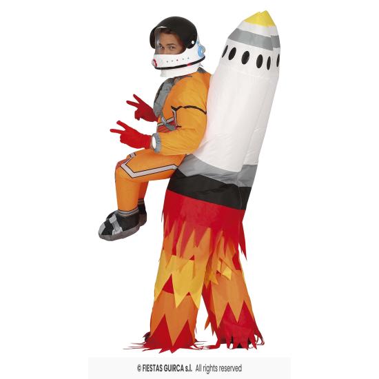 Fantasia de foguete inflável adulto
