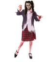Fantasia de estudante zumbi econômica adulta