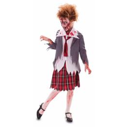 Fantasia de colegial zumbi.girl