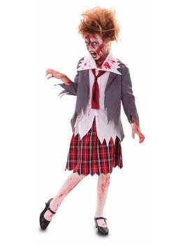 Fantasia de colegial zumbi.girl