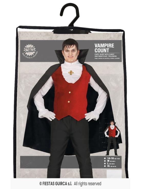 Fantasia de Conde Drácula para meninos