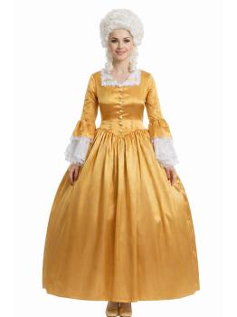Traje de cortesã nobre para mulheres adultas