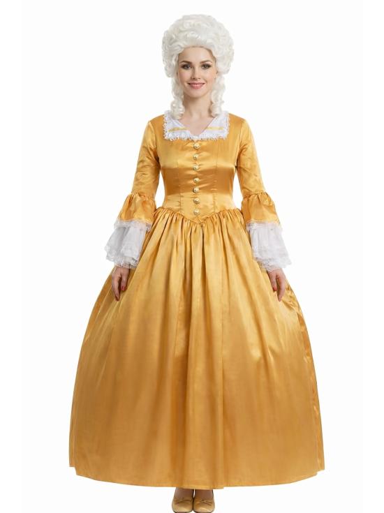 Traje de cortesã nobre para mulheres adultas