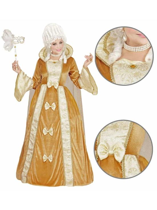 Fantasia luxuosa de cortesã veneziana