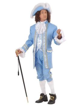 Fato Royal English Courtier 1800 Luxo para adulto