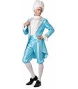 Traje de cortesão real inglês do século XIX para adultos