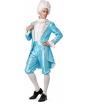 Traje de cortesão real inglês do século XIX para adultos
