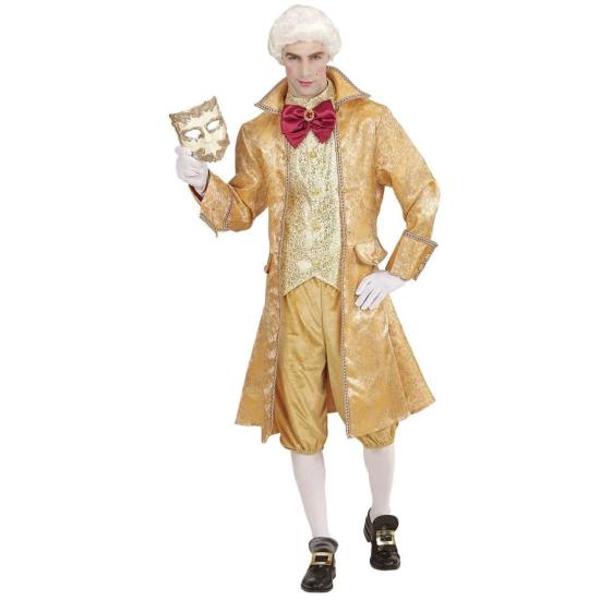 Traje luxuoso de cortesão veneziano