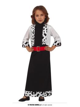 Fato de Cruella de Vill barato para menina