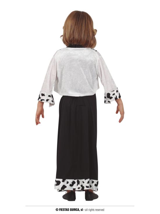 Fato de Cruella de Vill barato para menina