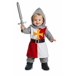 Fantasia barata de cruzado medieval para crianças | Cavaleiro Templário para meninos