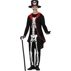 Fato elegante do Dia dos Mortos para menino