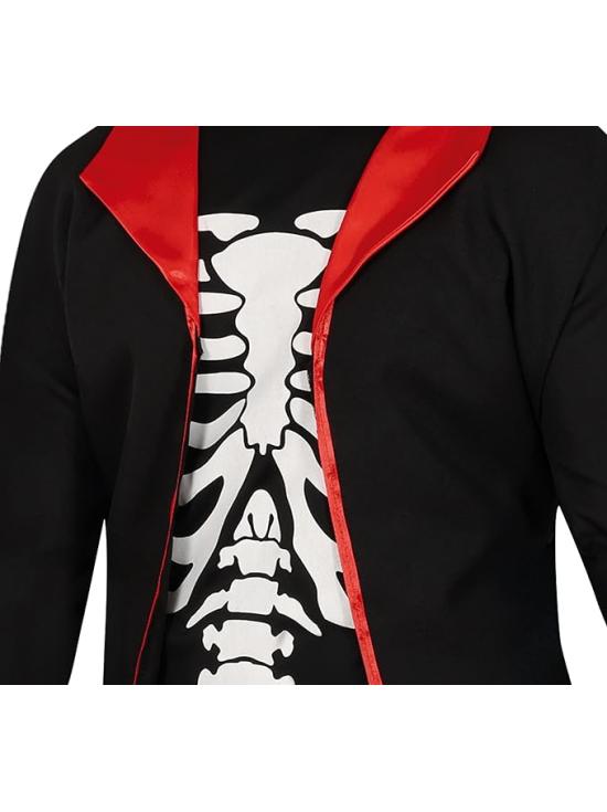 Fato elegante do Dia dos Mortos para menino