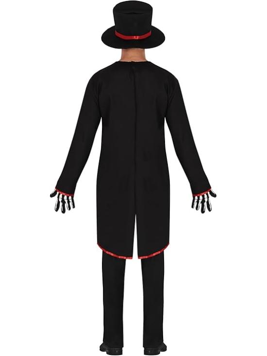 Fato elegante do Dia dos Mortos para menino