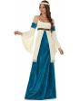 Fantasia Medieval Feminina para Adultos Azul
