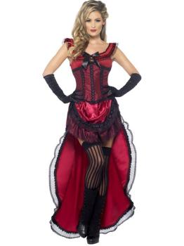 Disfraz Dama Saloon Oeste mujer