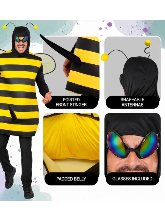 Fantasia de Abelha Picadora Masculina