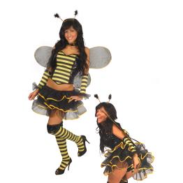 Fantasia de abelha sexy para adulto tamanho 42-44