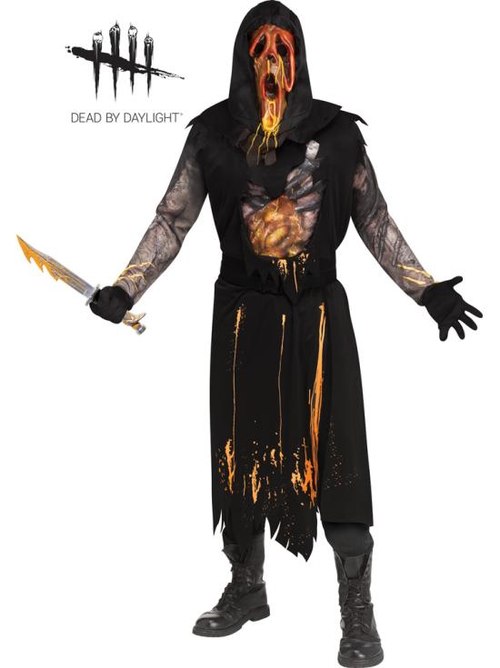 Fantasia oficial de adulto do Ghostface queimado de Dead by Daylight