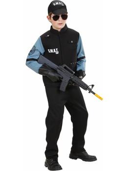 Disfraz de agente de los S.W.A.T. de  niño