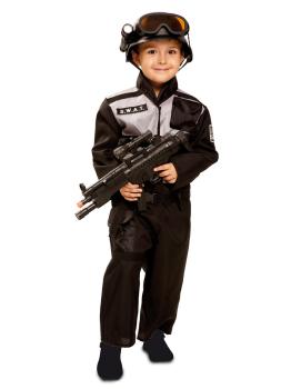 Disfraz de agente SWATde niño