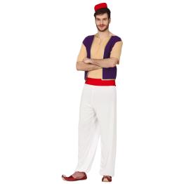 Fato de Aladdin barato para adulto