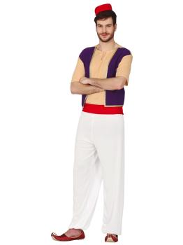 Fato de Aladdin barato para adulto