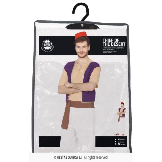 Fato de Aladdin barato para adulto