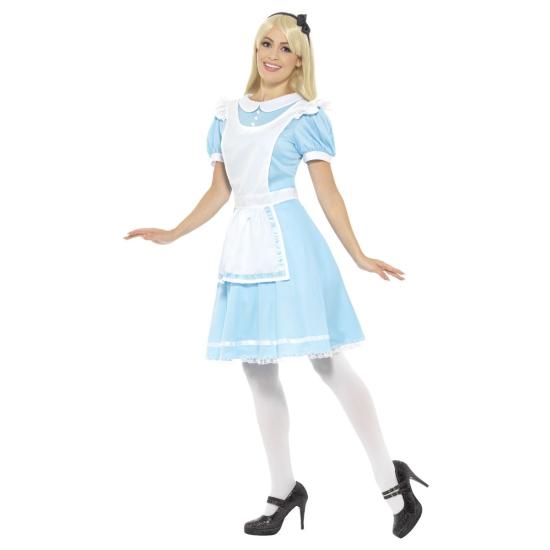 Fato de Alice com laço para menina