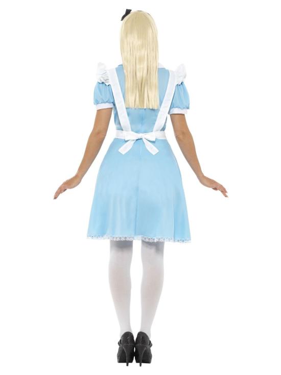 Fantasia de Alice com Laço para Meninas