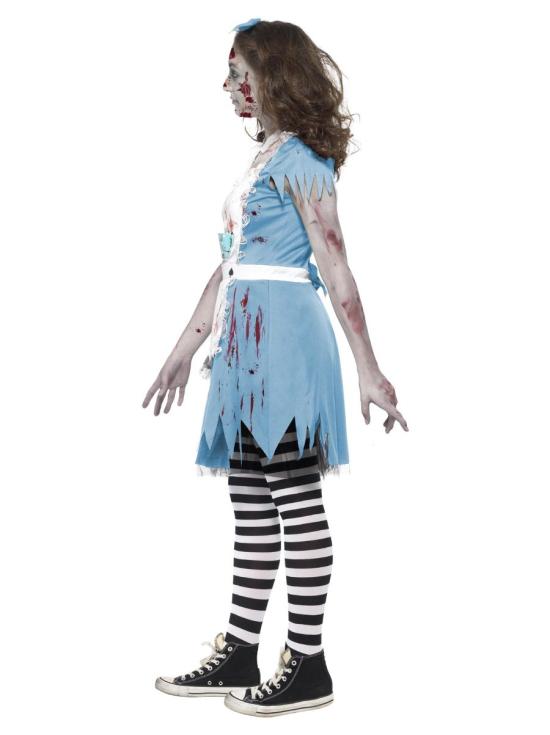 Fato de Alice Zombie para adulto