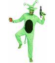 Fantasia de Alienígena para Adultos Masculinos – Extraterrestre Verde com Olhos