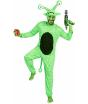 Fantasia de Alienígena para Adultos Masculinos – Extraterrestre Verde com Olhos