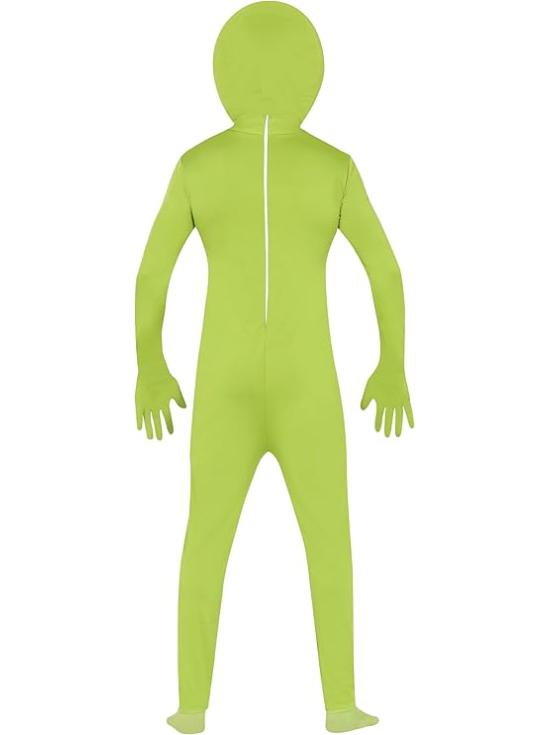 Fato de alienígena verde para homem