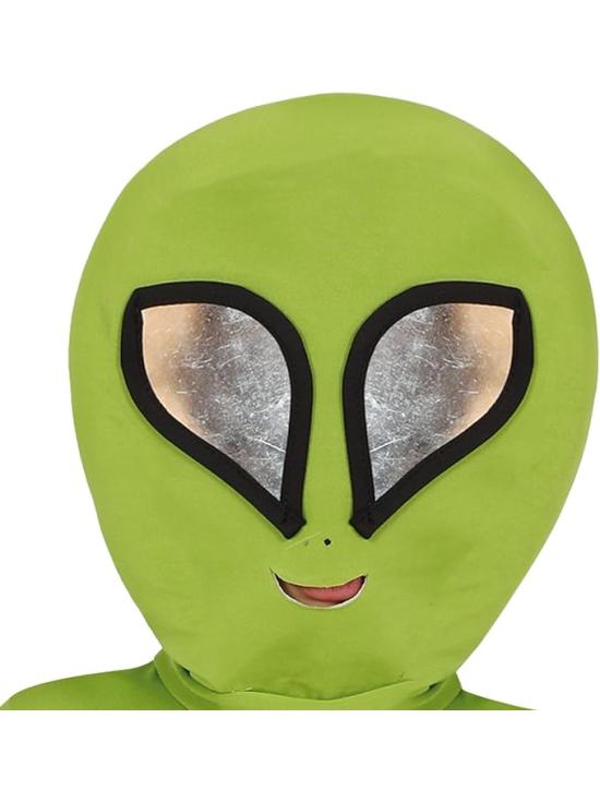 Fato de alienígena verde para menino e menina