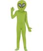 Fato de alienígena verde para menino e menina