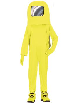 Fato de Among Us amarelo para criança
