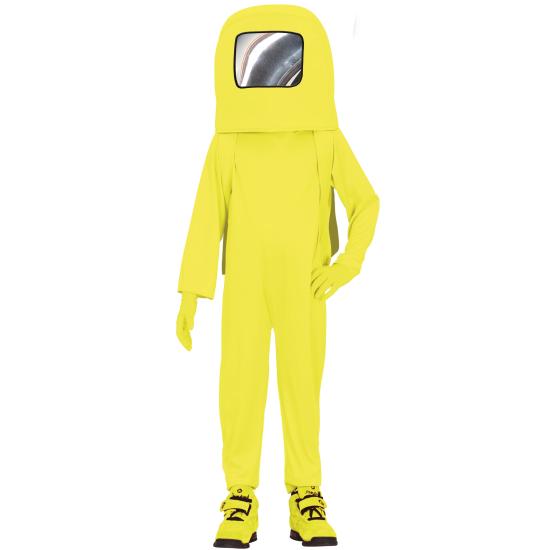 Fato de Among Us amarelo para criança