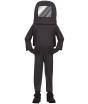 Among Us Fato preto para criança
