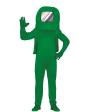 Fato de Among Us verde para adulto