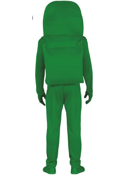 Fato de Among Us verde para adulto