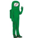 Fato verde entre nós para criança