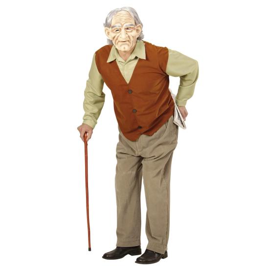 Fantasia de idoso adulto.