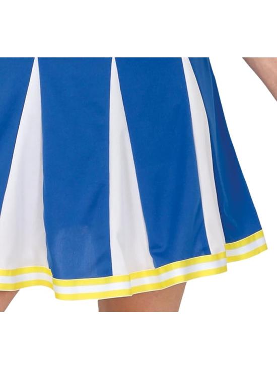 Fantasia de líder de torcida azul masculina – Vestido de líder de torcida adulto