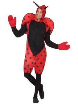Fantasia de animal joaninha para homem